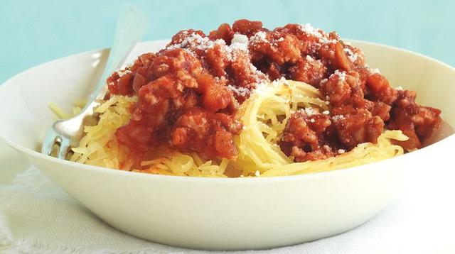 Quick Turkey Bolognese with Spaghetti Squash Quick Turkey Bolognese with Spaghetti Squash