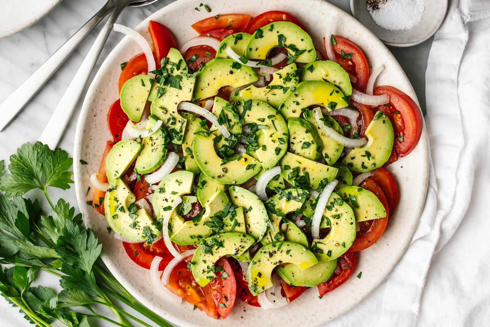 Simple Tomato and Avocado Salad Simple Tomato and Avocado Salad